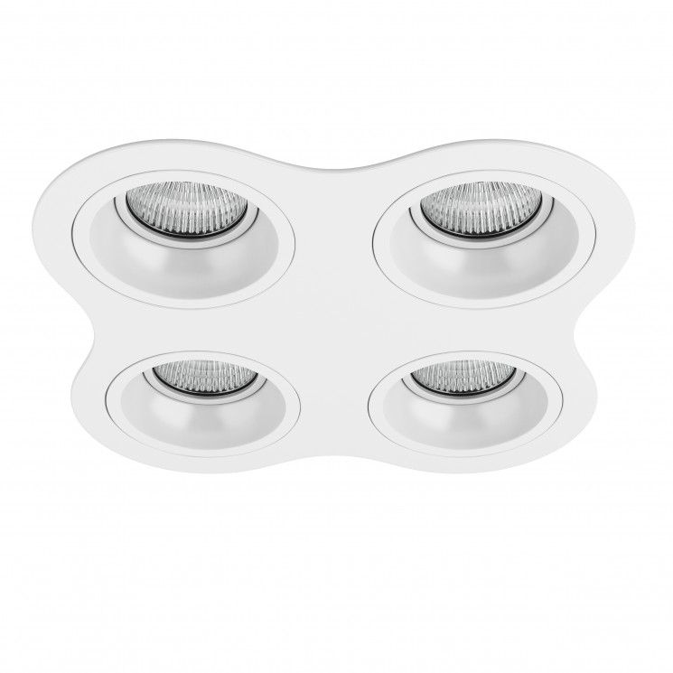 Комплект из светильников и рамки DOMINO  Lightstar D64606060606