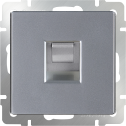 Розетка Ethernet RJ-45 серебряный Werkel W1181006 (WL06-RJ-45)