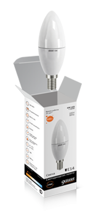 Лампа Gauss LED 33116 6W E14 2700K