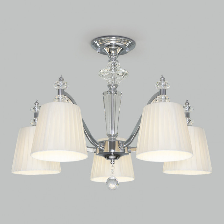 Люстра на штанге Eurosvet 60122/5 хром Diva