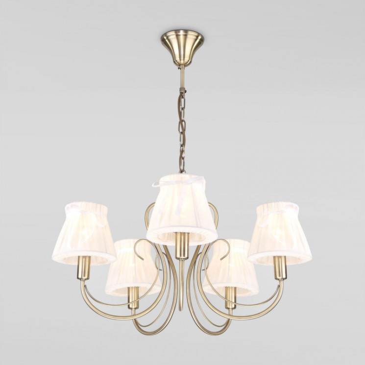 Подвесная люстра Eurosvet 60061/5 античная бронза 60061