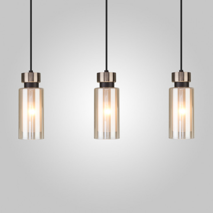 Подвесной светильник Eurosvet 50115/3 черный Amado