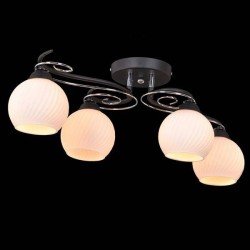Люстра Eurosvet 70016/4 хром с черным