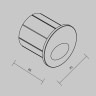 Подсветка для лестниц Maytoni O015SL-L3B3K Bil 3W 3000K D70mm L65mm IP54