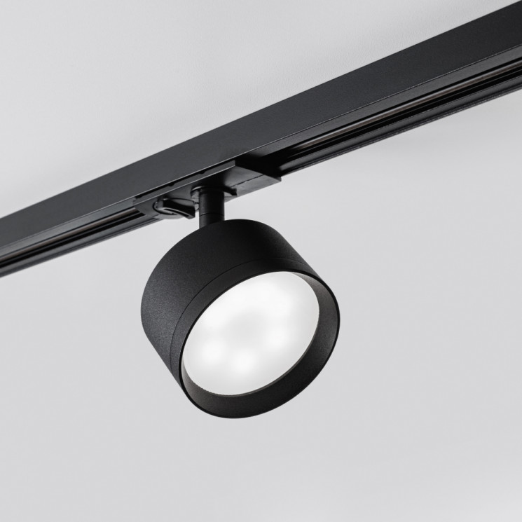 Однофазный трековый светильник под лампу GX53 MKL-3-GX53-B Черный Mikami Oreo gx53