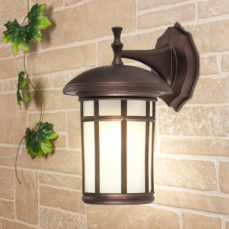 Уличный светильник Elektrostandard Lepus D кофейное золото GL 1016D