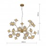 Подвесная люстра F-Promo 2629-27P Clementina