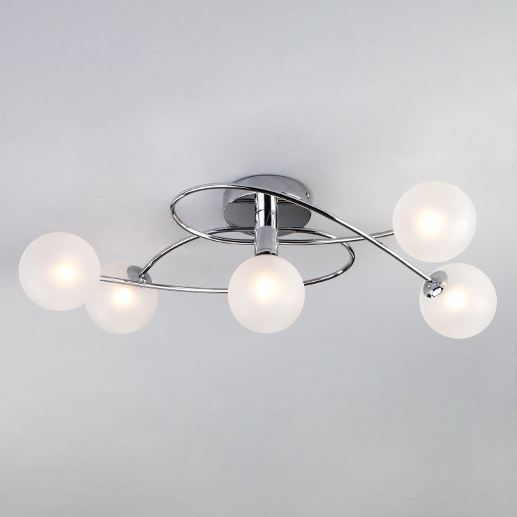 Потолочный светильник Eurosvet 30134/5 хром Justin