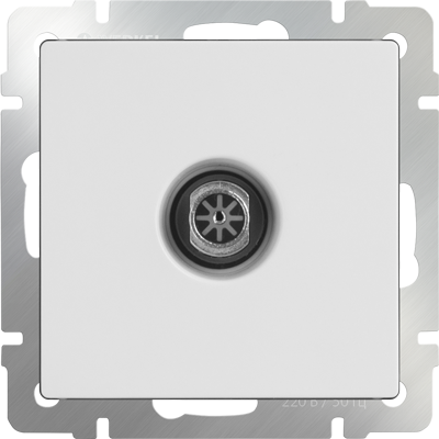 ТВ-розетка проходная Werkel W1184001 (WL01-TV-2W белая)