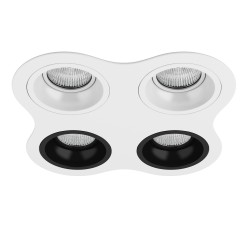 Комплект из светильников и рамки DOMINO  Lightstar D64606060707