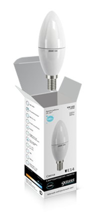 Лампа Gauss LED LD33126 6W E14 4100K