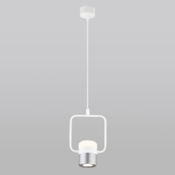 Подвесной светильник  Elektrostandard Oskar 50165/1 LED белый/серебро
