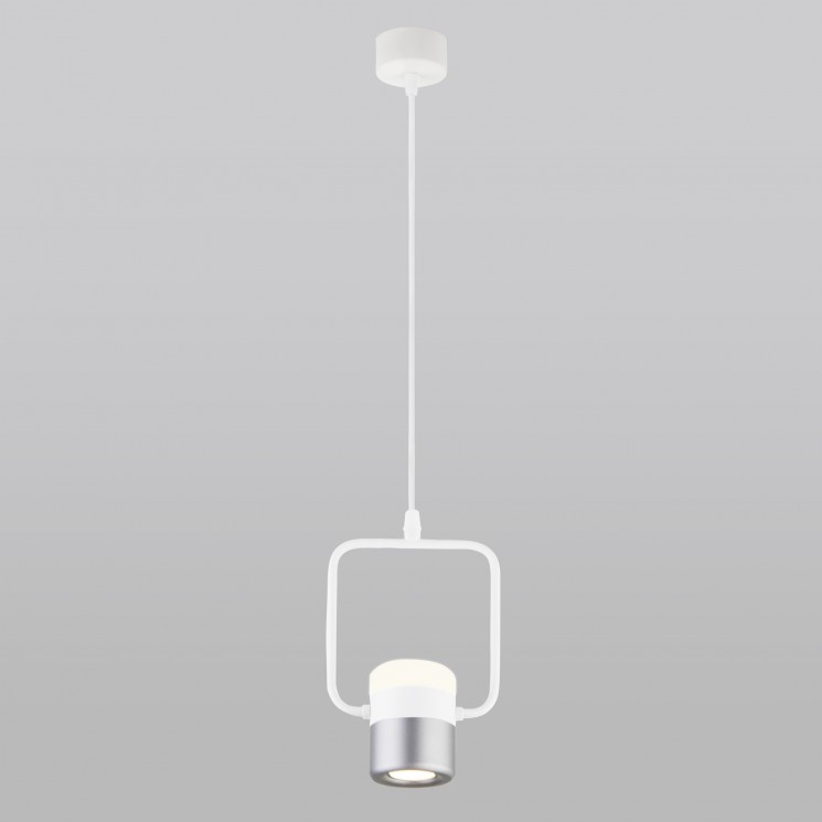 Подвесной светильник  Elektrostandard Oskar 50165/1 LED белый/серебро