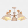 Светильник потолочный EVOLUCE Бежевый/Бежевый, Светлое дерево, Золотистый E14 5*40W        SLE1256-502-05
