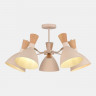 Светильник потолочный EVOLUCE Бежевый/Бежевый, Светлое дерево, Золотистый E14 5*40W        SLE1256-502-05