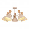 Светильник потолочный EVOLUCE Бежевый/Бежевый, Светлое дерево, Золотистый E14 5*40W        SLE1256-502-05