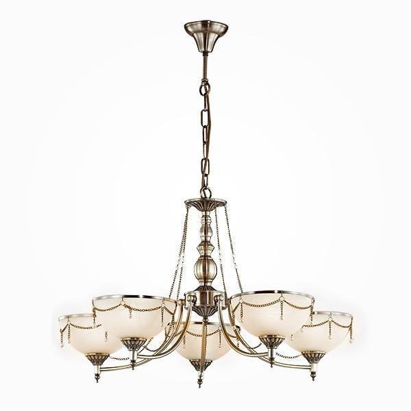 Люстра Eurosvet 60058/5 античная бронза