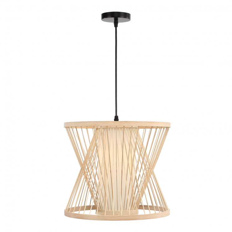 Светильник подвесной ST-Luce Древесный/Белый E27 1*40W SL6241.503.01 ALMA