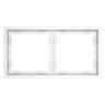 Рамка 2 поста VOLTUM VLS100202 белый матовый