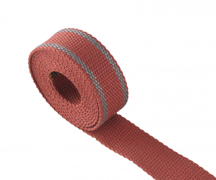 Kink Light 196-1000,06 Токопроводящая текстильная лента Сатори 10м терракотовый w2,8