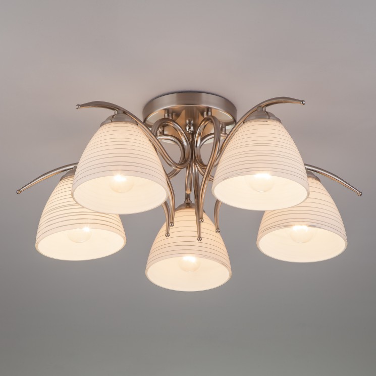 Потолочный светильник Eurosvet 30121/5 сатин-никель Megan