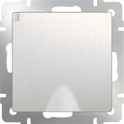 Розетка влагозащ. с зазем. с защит. крышкой и шторками перламутровый рифленый Werkel W1171213 (WL13-SKGSC-01-IP44)