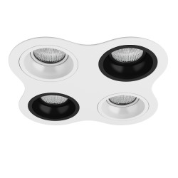 Комплект из светильников и рамки DOMINO  Lightstar D64606070607