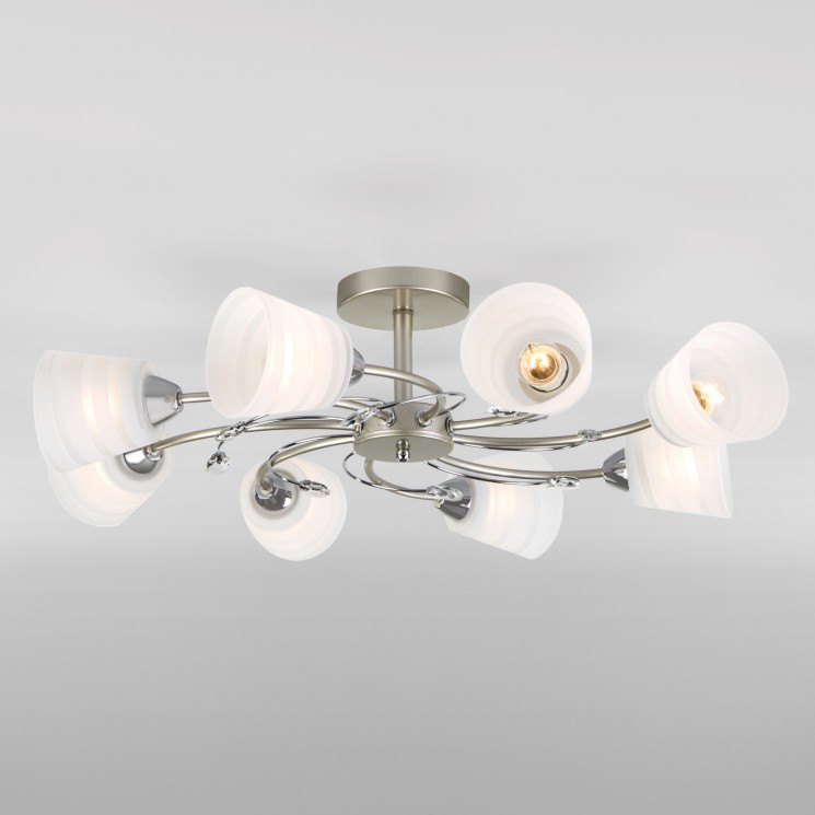 Потолочный светильник  Eurosvet Sabrina 30147/8 перламутровое золото