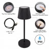 Уличный настольный светильник Arte Lamp A1616LT-1BK FUYUE 3W USB