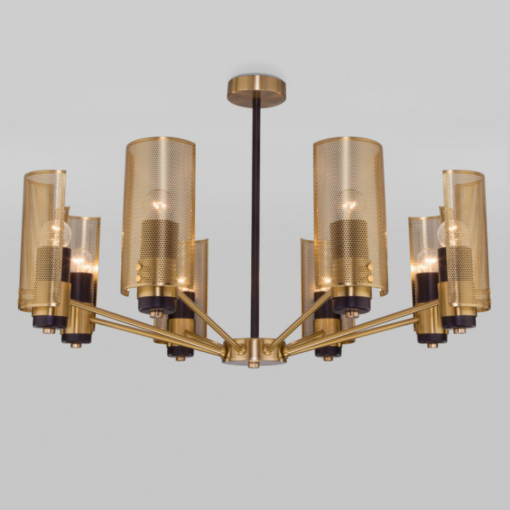 Люстра на штанге Eurosvet 70139/8 латунь Grino