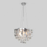 Каскадная люстра Eurosvet 10114/6 хром/прозрачный хрусталь Strotskis Lianna