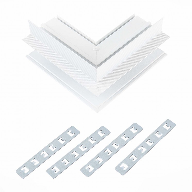 Внешний угол-соединитель для встраиваемого магнитного шинопровода  ST Luce ST007.559.00 ST004