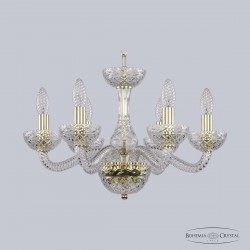 Хрустальная люстра 1311/6/165 G Cl/Clear/M-1F Bohemia Ivele Crystal