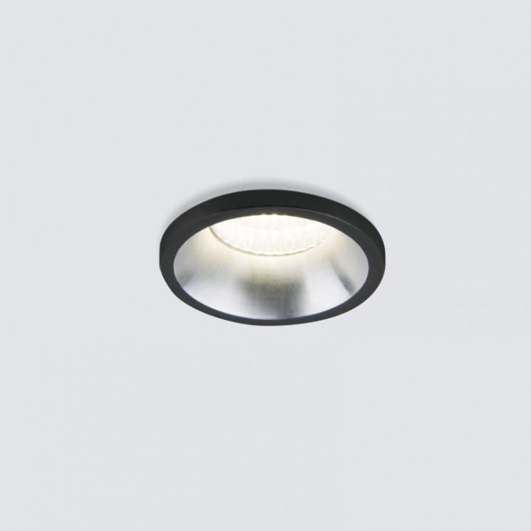 Встраиваемый светильник Elektrostandard 15269/LED 3W SN/BK сатин/никель / черный Mosy