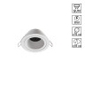 Светильник встраиваемый NOVOTECH 370999 WIR D 9,2 см Глубина врезки 8 см белый IP20 GU10