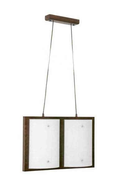 Люстра подвесная Nowodvorski(Technolamp) 2455 2хЕ27 Дерево коричневый/Стекло белый (Ск)