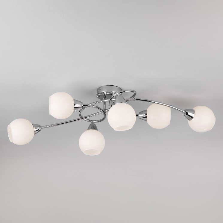 Потолочный светильник Eurosvet 30133/6 хром Whitney