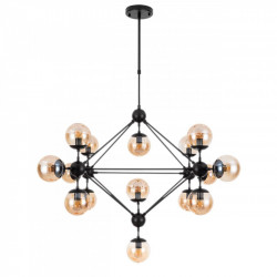 Люстра на штанге ARTE Lamp A1664SP-15BK BOLLA