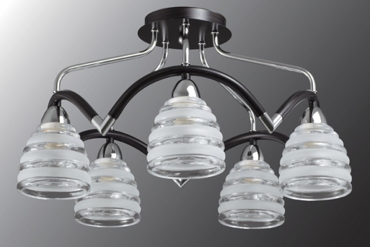 Люстра Максисвет Еврокаркасы 01045/5 CR+DWE(Ск)