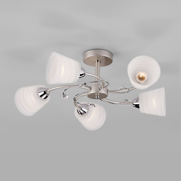 Потолочный светильник  Eurosvet Sabrina 30147/5 перламутровое золото