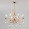 Подвесной светильник  Eurosvet Wispa 10094/8 золото/прозрачный хрусталь Strotskis
