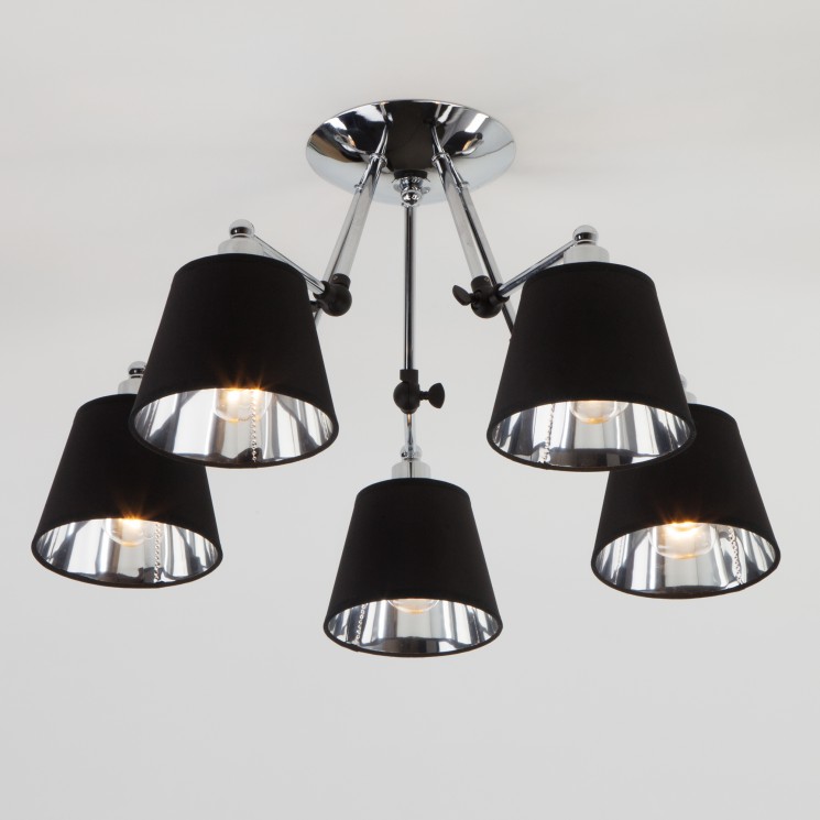 Потолочный светильник  Eurosvet Koby 70063/5 хром