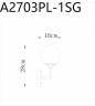 Бра ARTE Lamp A2703AP-1SG MARCO