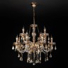 Подвесной светильник  Eurosvet Eurosvet 35 3543/8+4 золото/тонированный хрусталь Strotskis