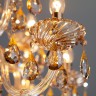 Подвесной светильник  Eurosvet Eurosvet 35 3543/8+4 золото/тонированный хрусталь Strotskis