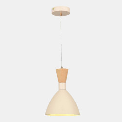 Светильник подвесной EVOLUCE Бежевый/Бежевый, Светлое дерево, Золотистый E14 1*40W        SLE1256-503-01