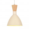 Светильник подвесной EVOLUCE Бежевый/Бежевый, Светлое дерево, Золотистый E14 1*40W        SLE1256-503-01