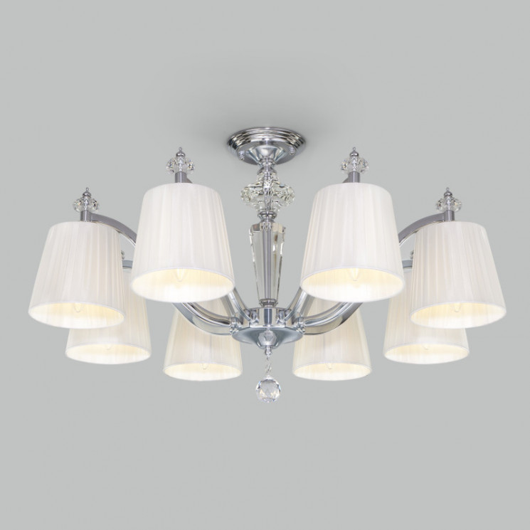 Люстра на штанге Eurosvet 60122/8 хром Diva