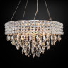 Каскадная люстра Eurosvet 10115/8 хром/прозрачный хрусталь Strotskis Kira