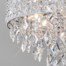 Каскадная люстра Eurosvet 10115/8 хром/прозрачный хрусталь Strotskis Kira
